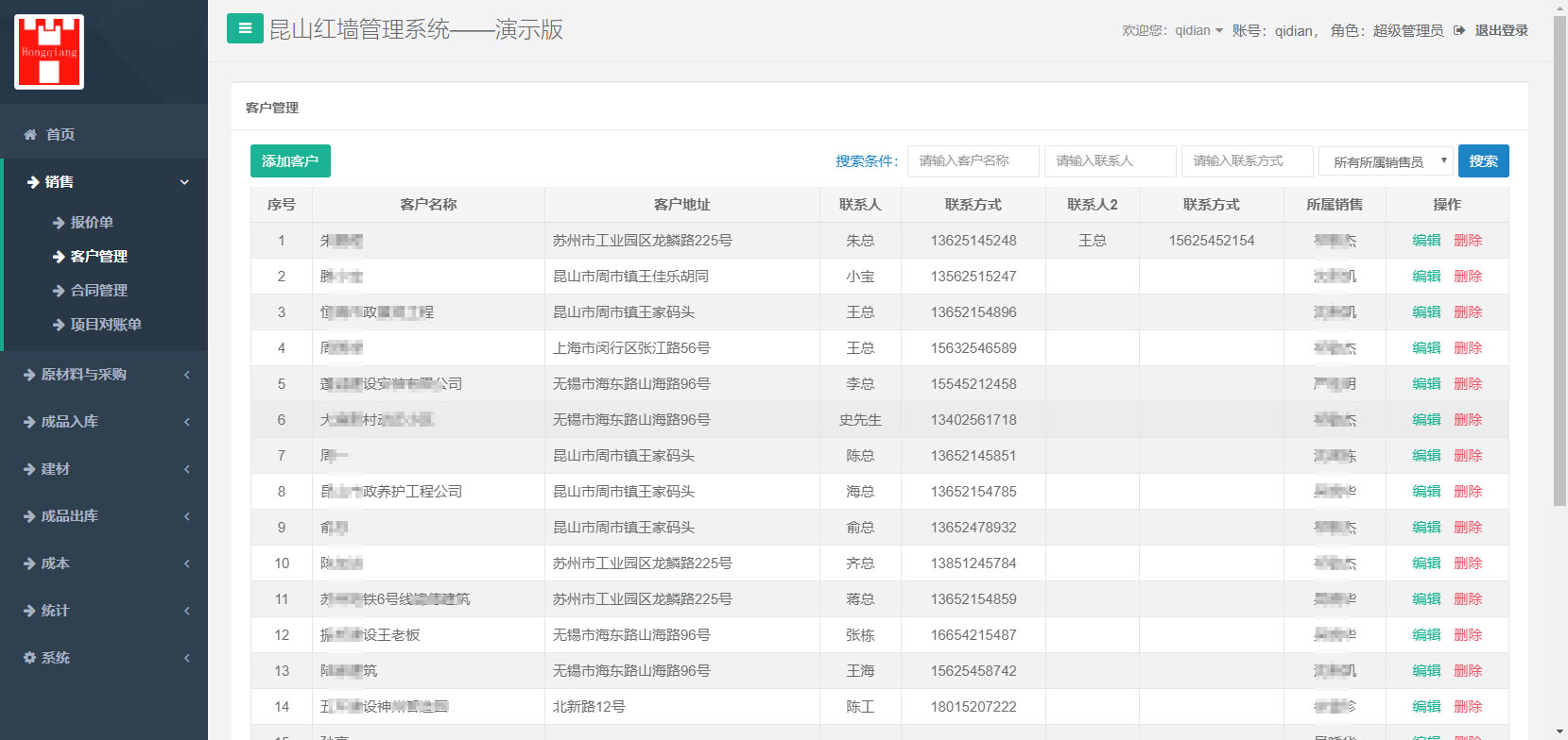 客戶管理